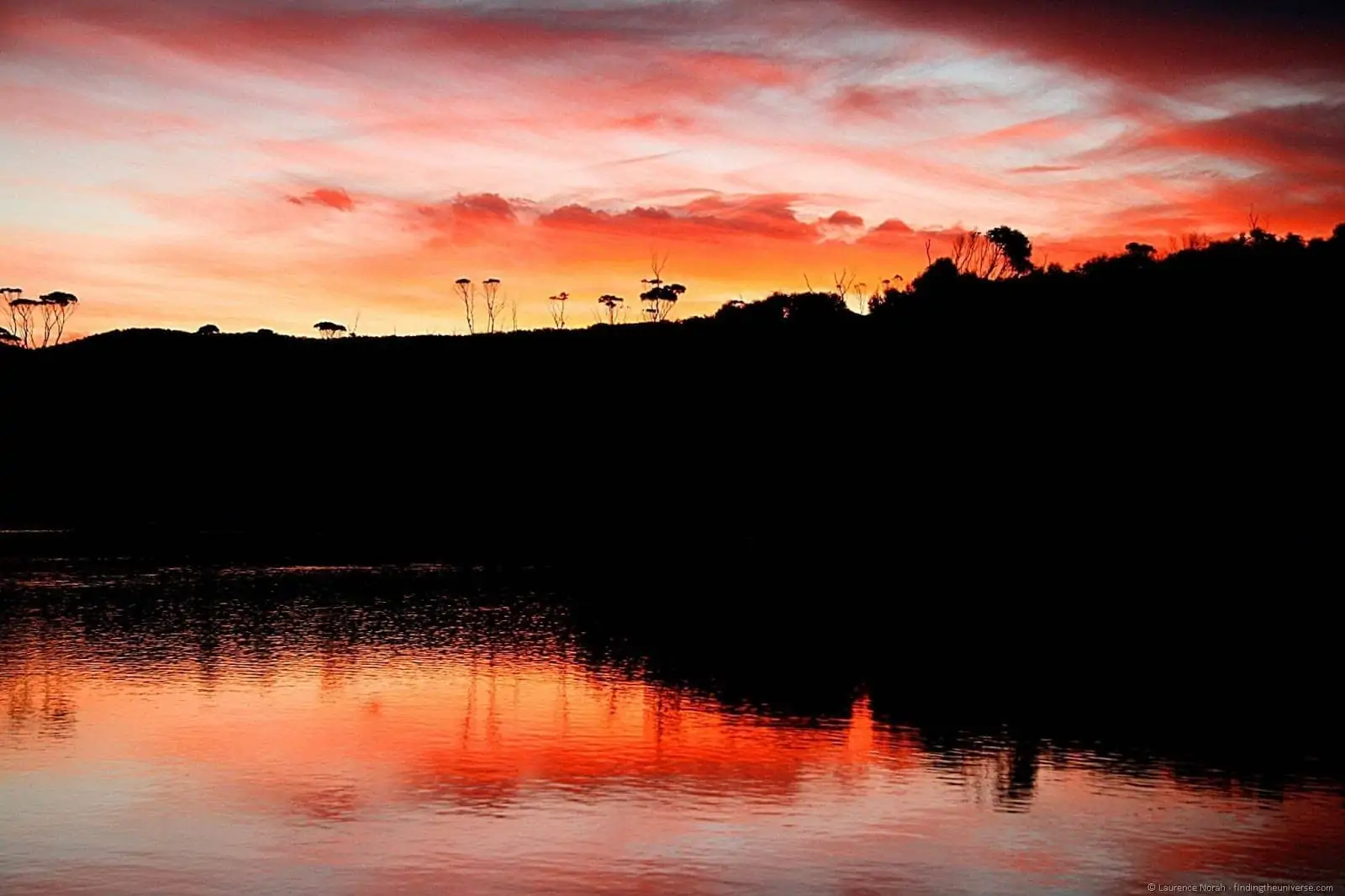 Sunset, Lagoon Beach