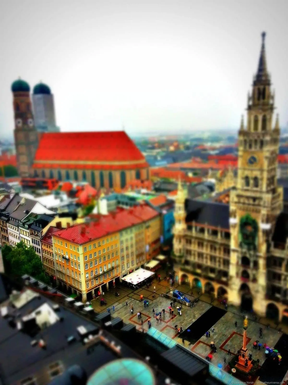 Munich new town hall toy effect