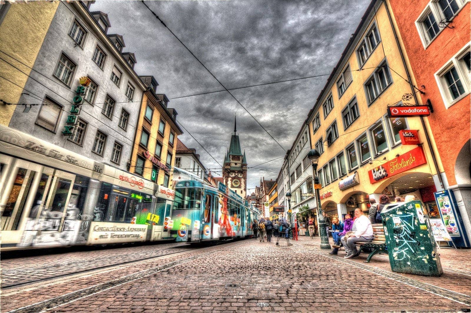 Trams in Freiburg