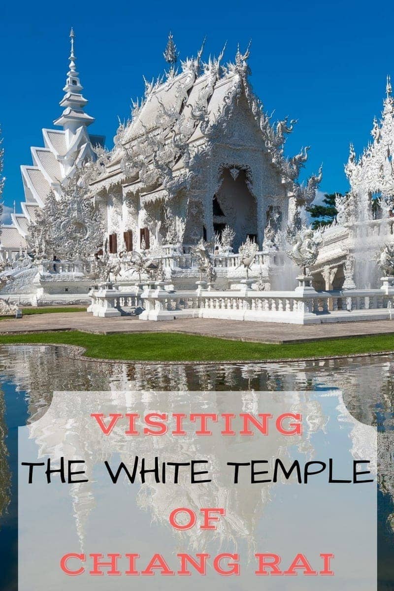 Photos and description of the white temple, or Wat Rong Khun, of Chiang Rai in Thailand, as well as information on how to get here and where to stay