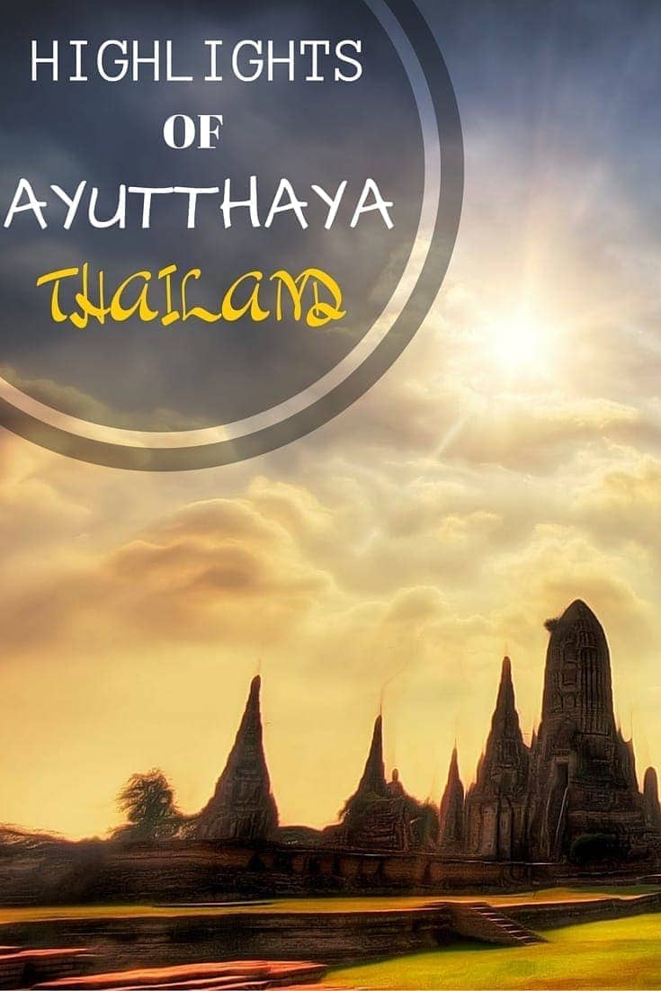 Tips and ideas for visiting Ayutthaya, once the largest city in the world. Includes ideas for temples to visit, how to get around, how to get there, and options for places to stay