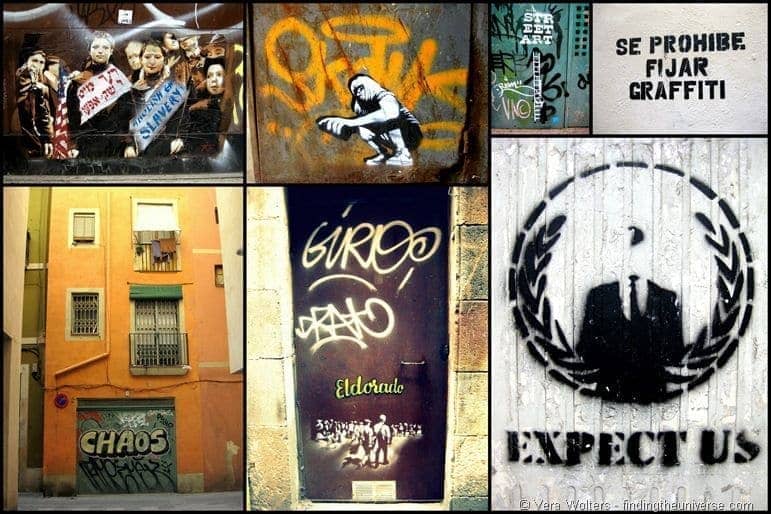Policital street art Barcelona