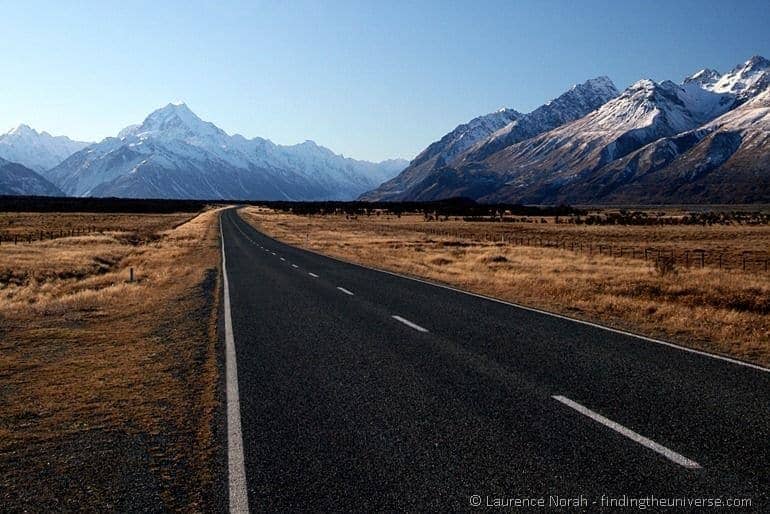 Road to Mount Cook