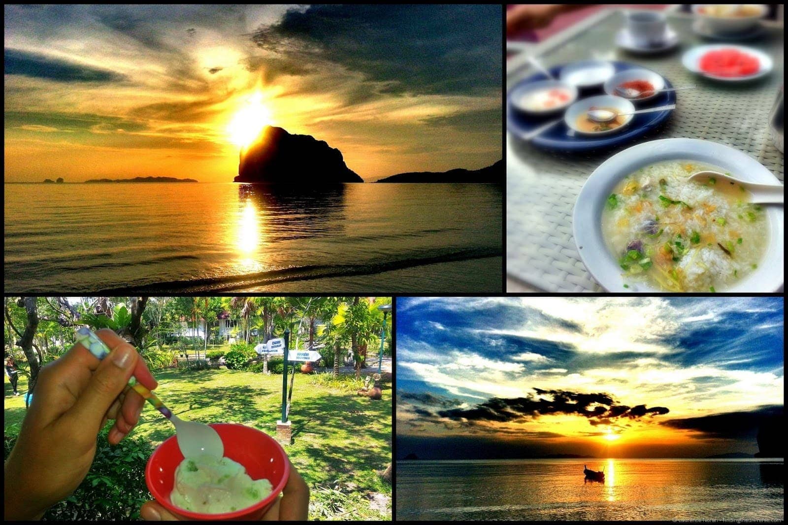 Laytrang resort Pak Meng beach collage 2