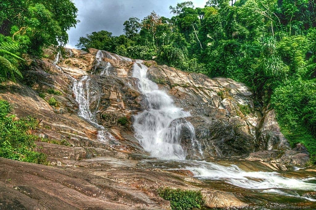 Namtok Karom waterfall level 7 Khao Luang National Park Thailand