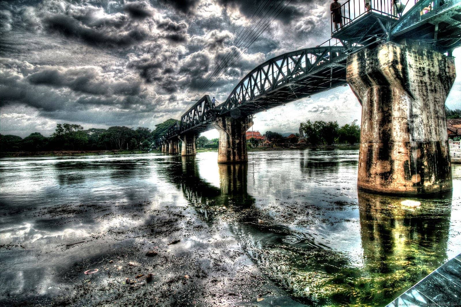 Bridge over the River Kwai Thailand HDR