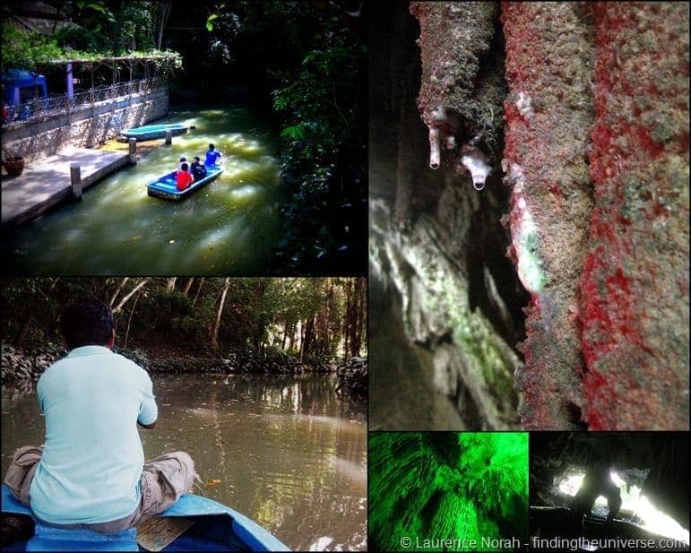 Collage Khaokob belly of the dragon cave thailand