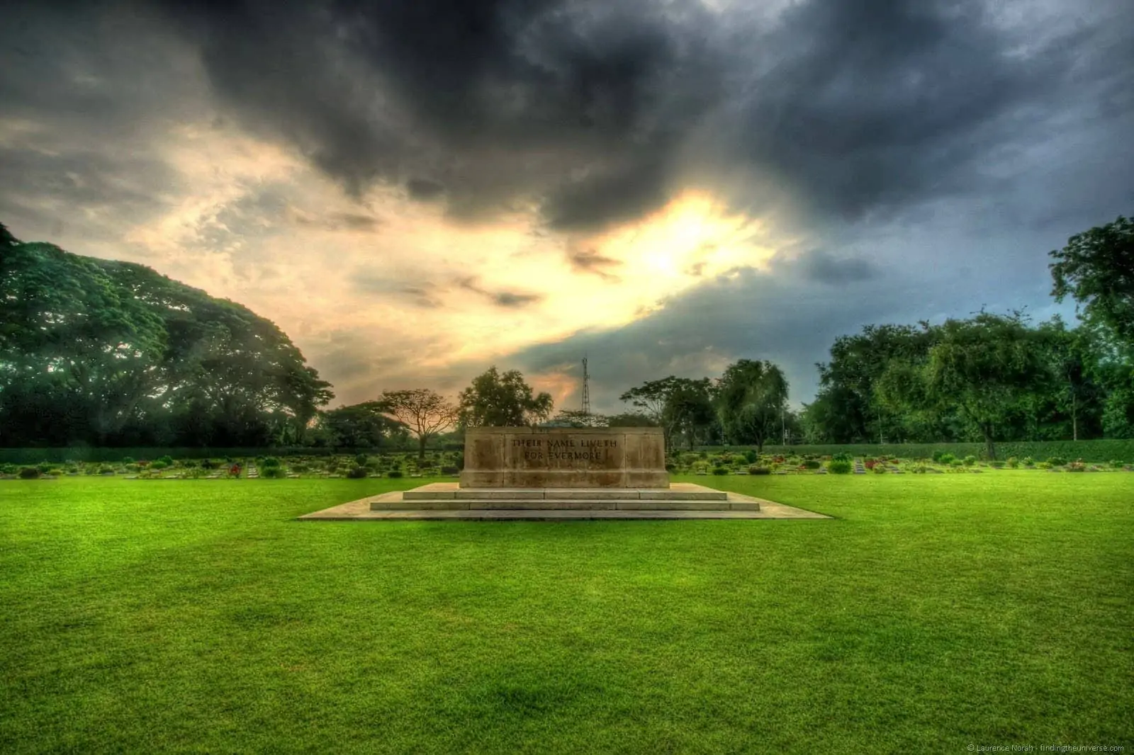 Kanchanaburi War Cemetery Chungkai Thailand