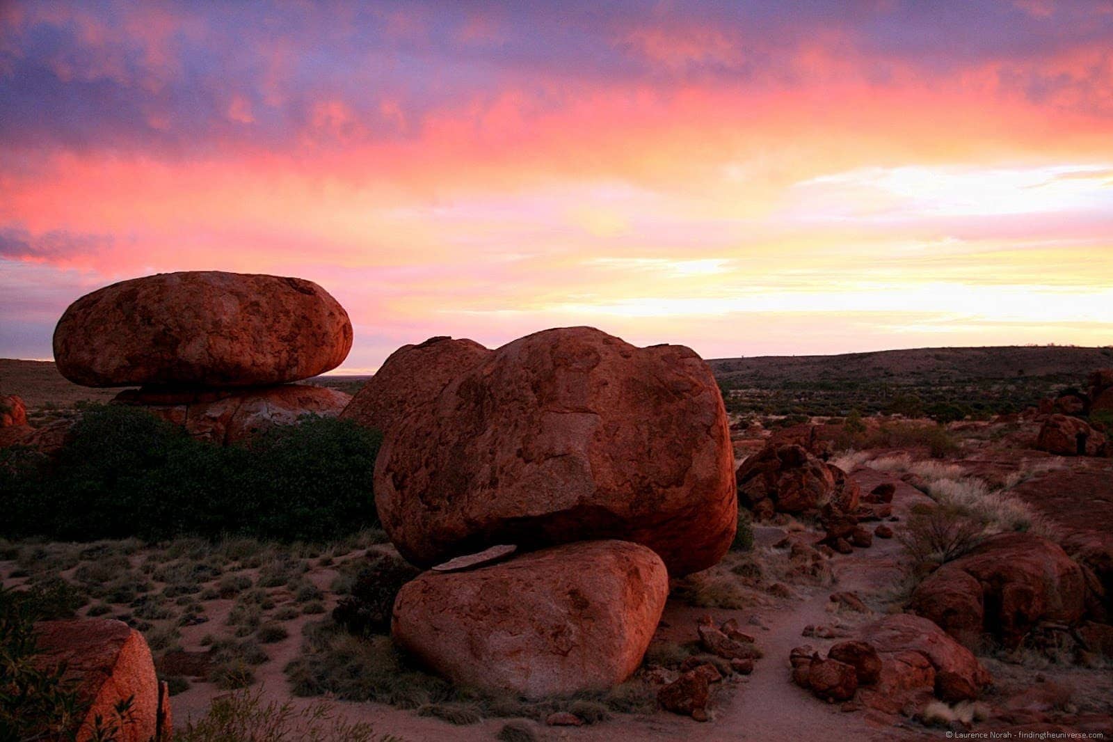 Devils Marbles at Sunset - Northern Territory