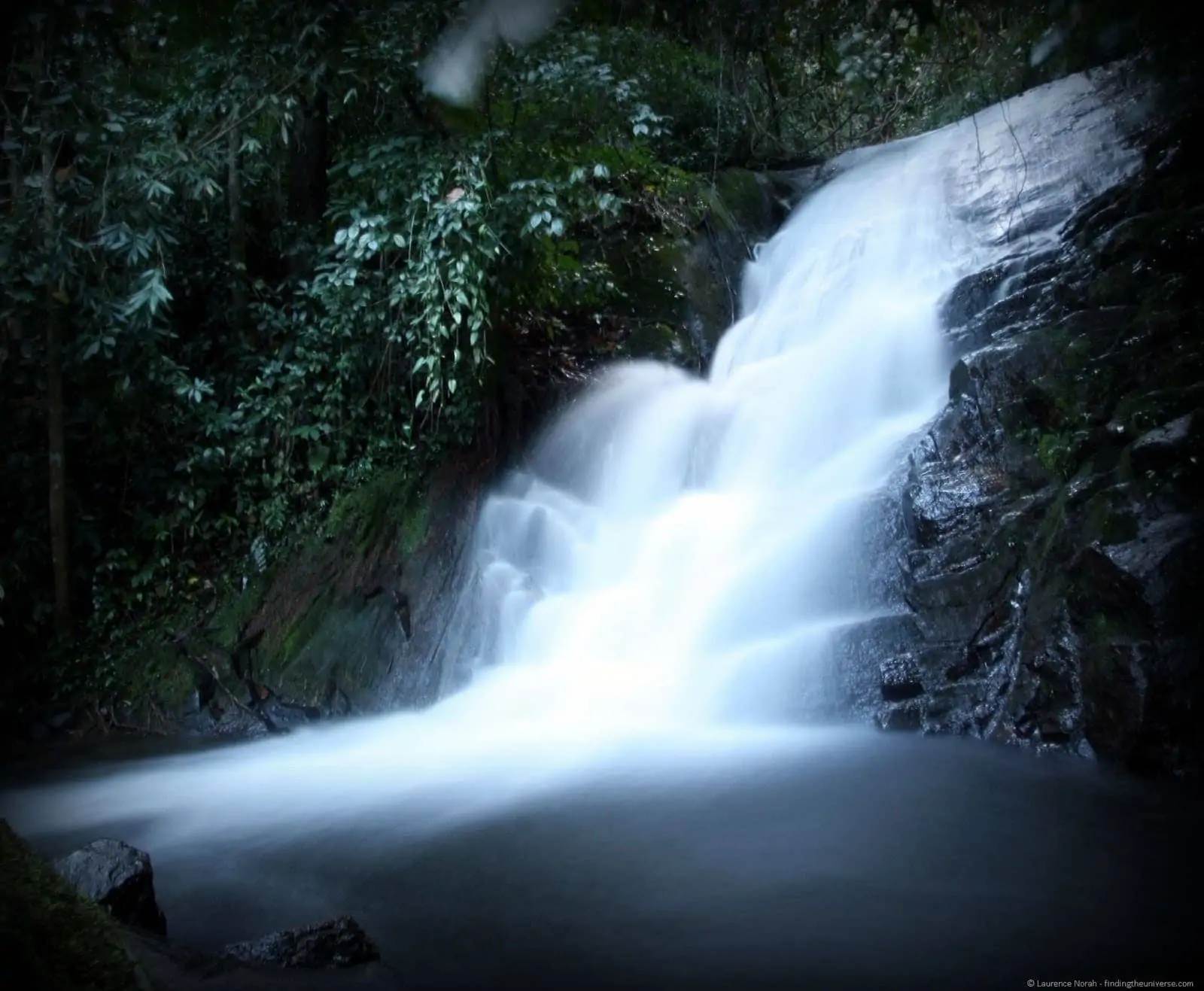 Doi Inthanon waterfall close up Doi Inthanon waterfall close up