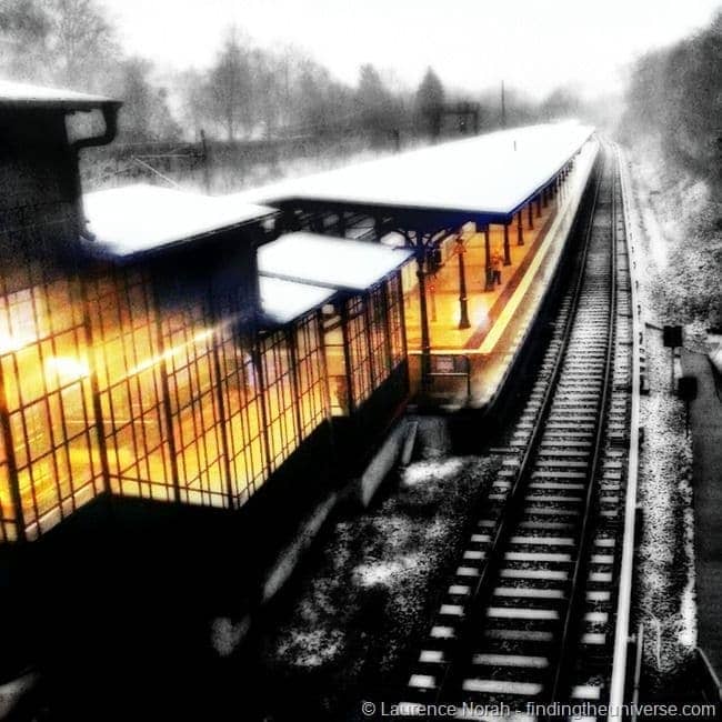 Snowy Berlin Station