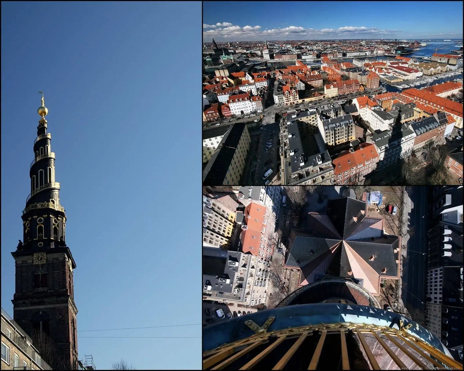 Christianshavn tower Copenhagen collage Christianshavn tower Copenhagen collage