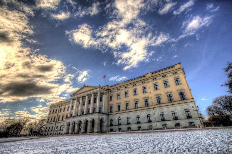 Royal palace Oslo norway