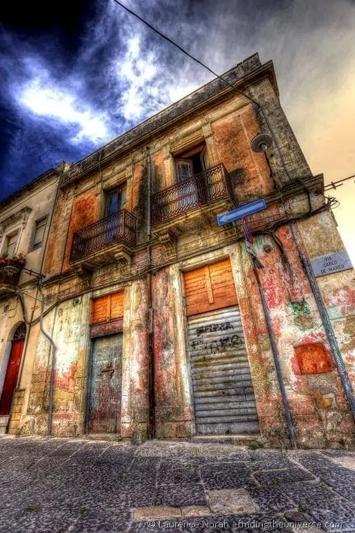 Brindisi old building blue sky Italy Brindisi old building blue sky Italy