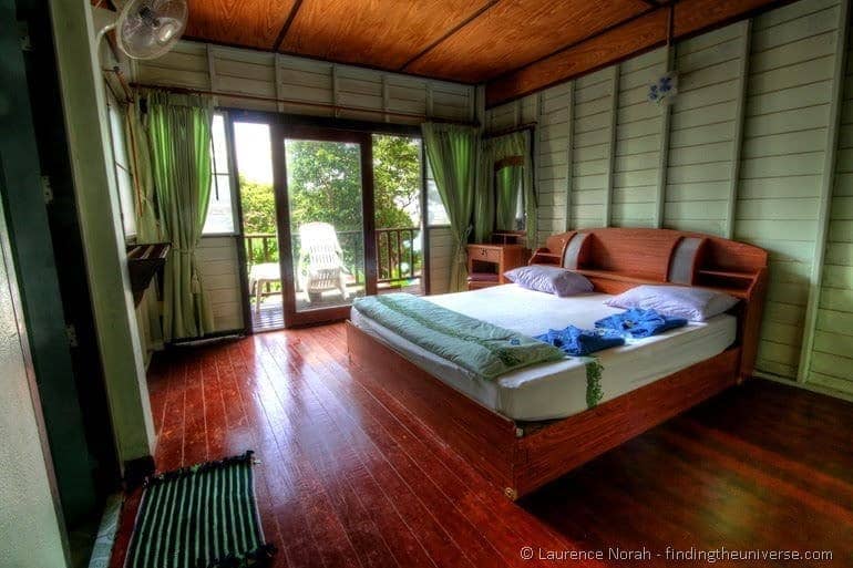 Similan Islands AC bungalow accommodation cabin