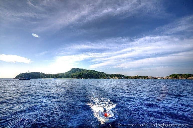 Similan islands boat