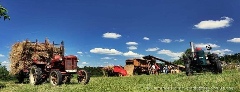 Traditional French agricultural scene