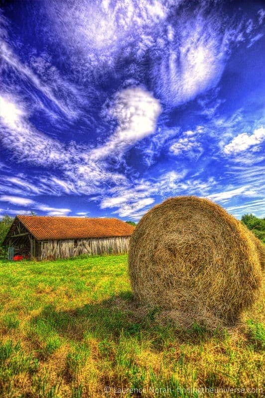 hay bale HDR scaled