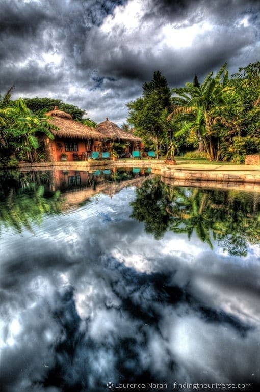 Cloud reflection hostel Thailand