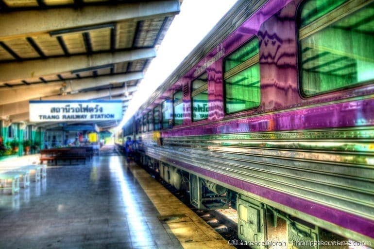 Trang train station Thailand