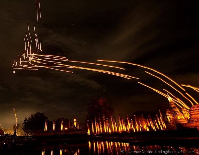 Lantern release Sukhothai 2