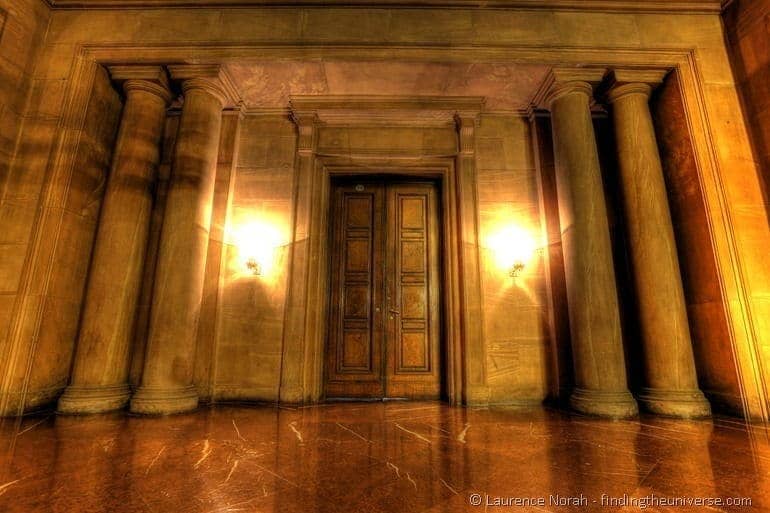 Doorway in imperial castle poznan