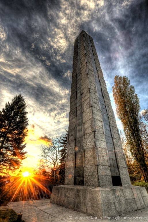 War memorial cemetery park poznan sunset scaled