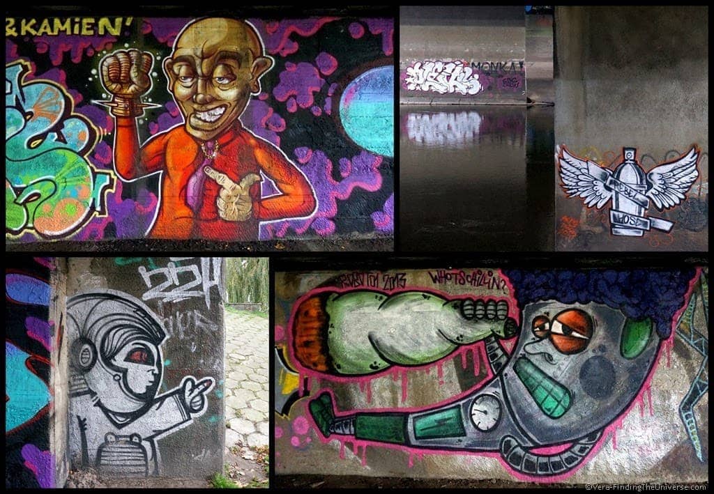 Bridge Street Art Collage Poznan