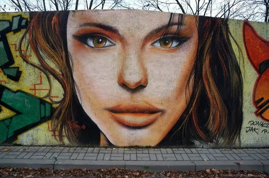 Girl's Face Street Art Poznan