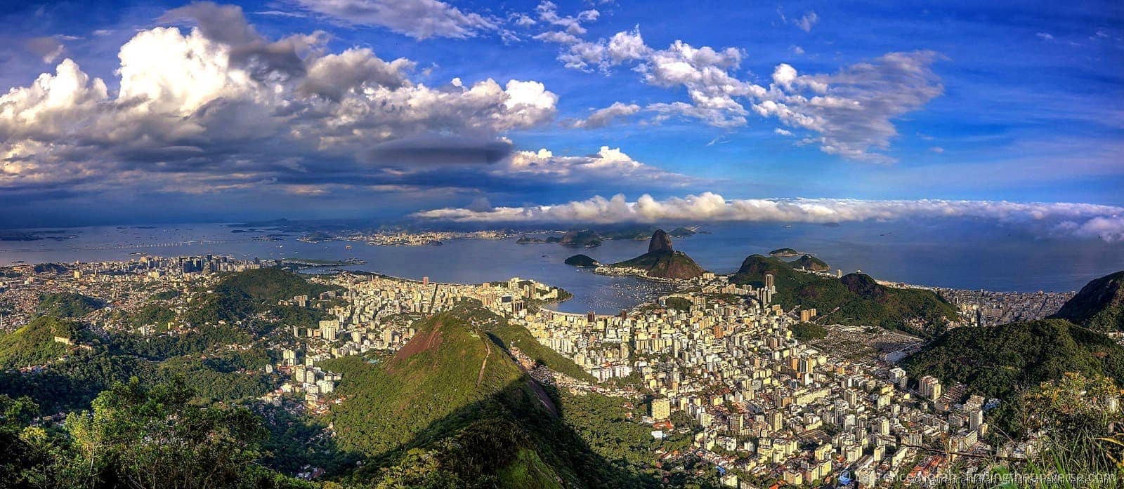 Rio from above panoramic scaled