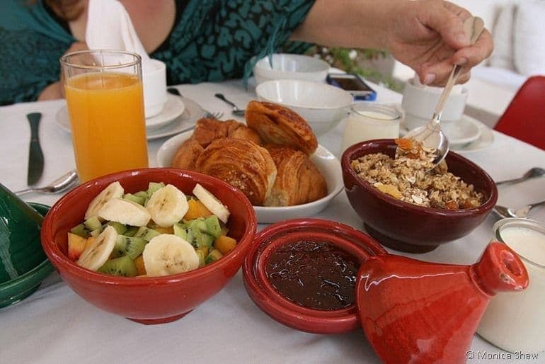 breakfast at riad tizwa