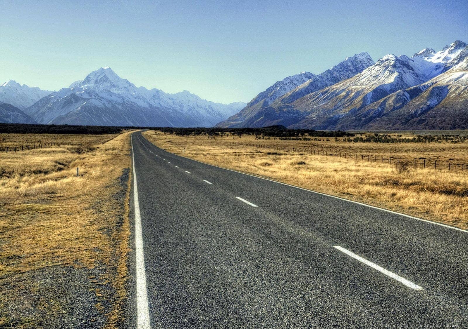 Road to mount cook 2