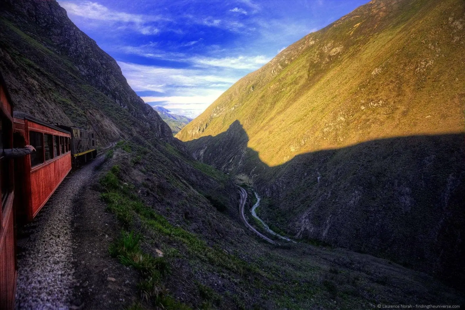 Train devils nose switchback view ecuador nariz diablo