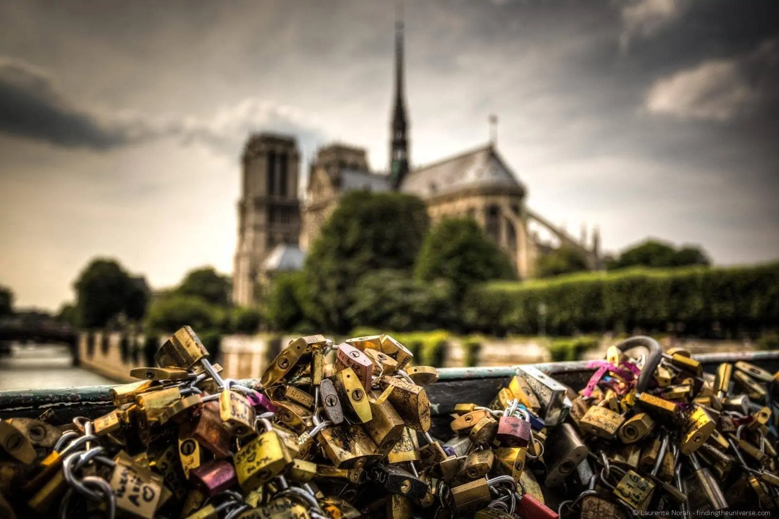 Love locks Notre Dame Paris
