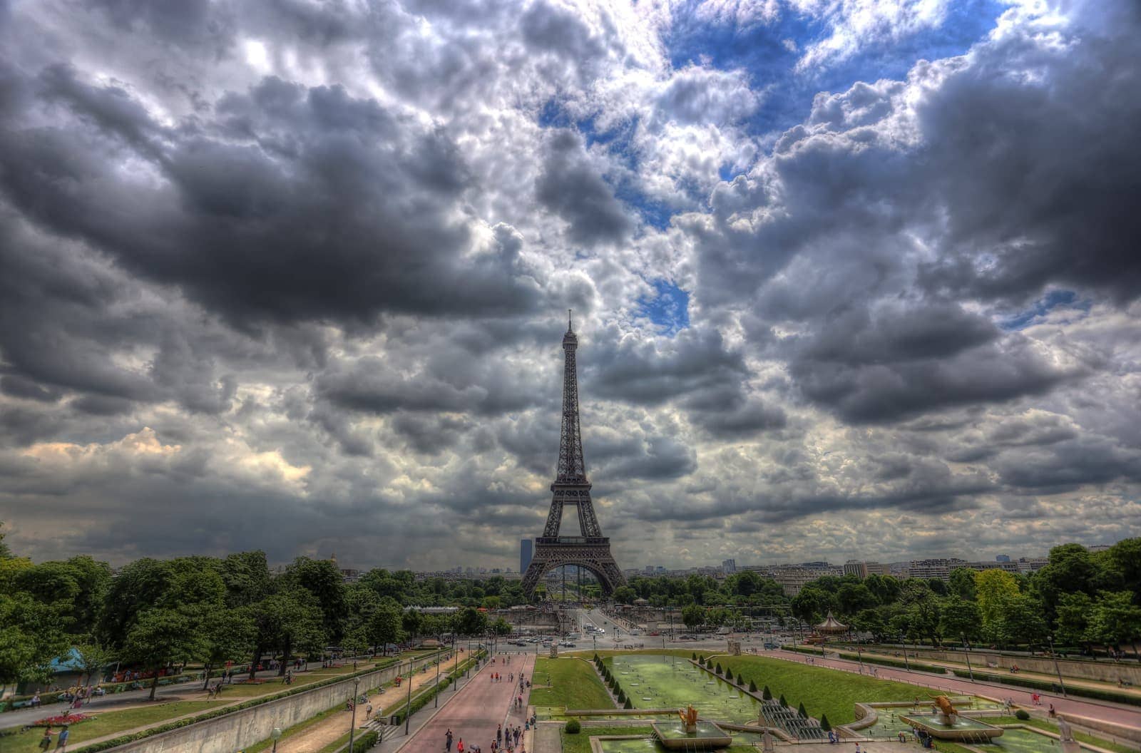 Paris Eiffel Tower HDR