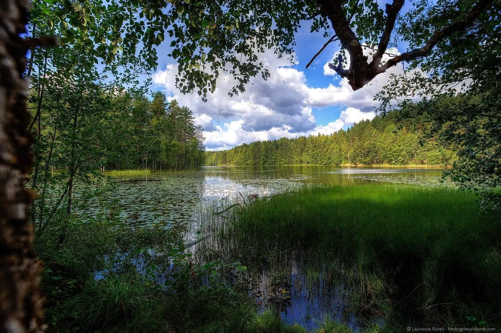 Finland lake view Finland lake view