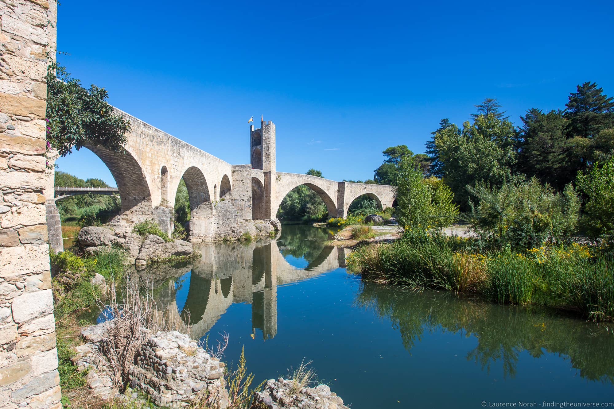 Besalu medieval bridge Costa Brava 4