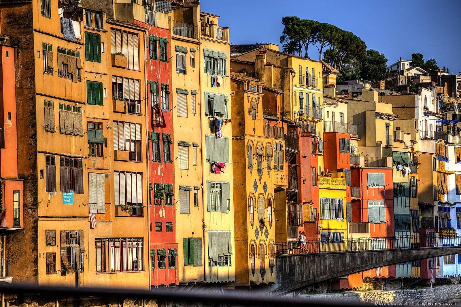 Colourful houses of Girona