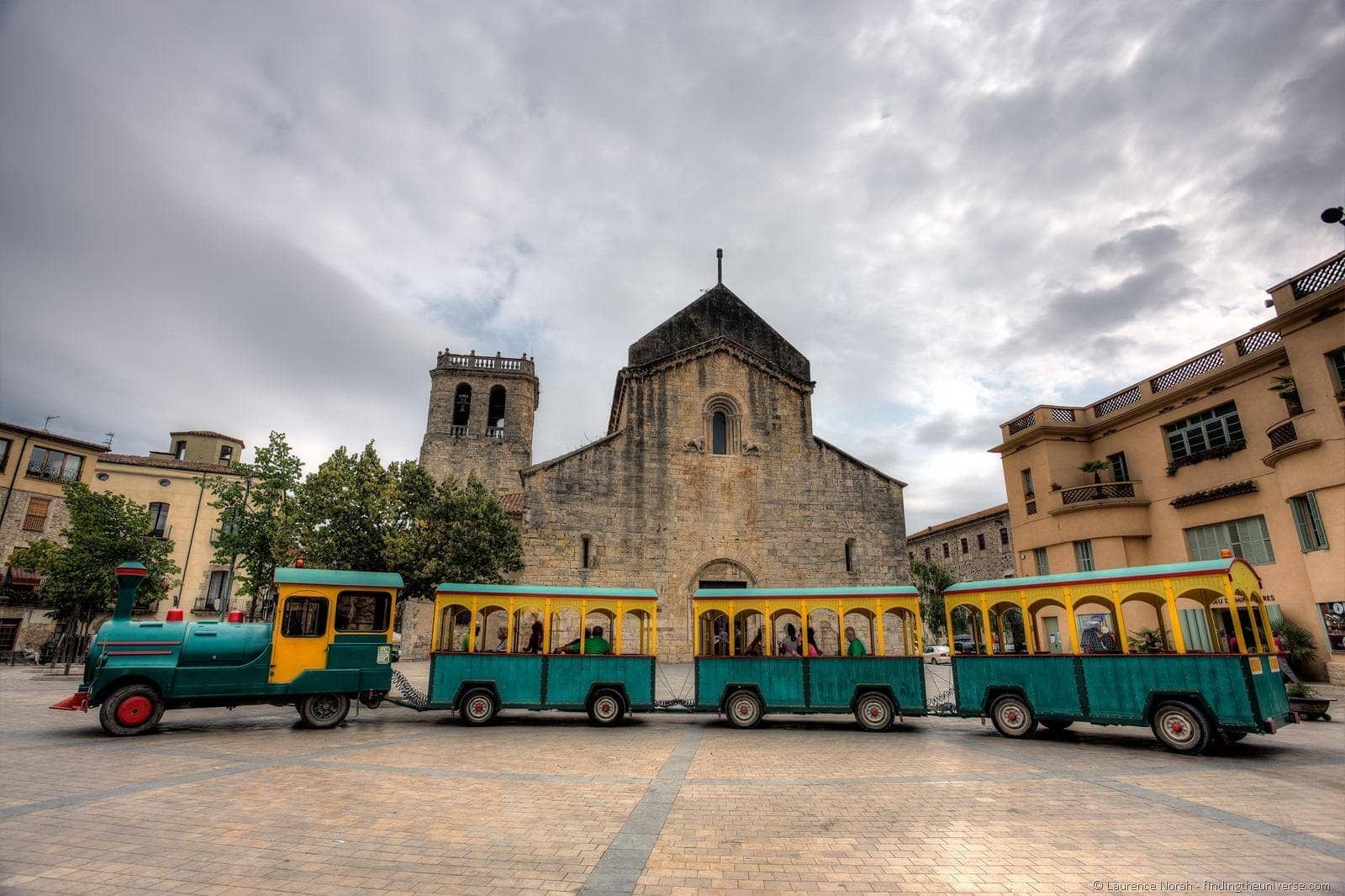 Tourist Train Besalu Monastery Sant Pere