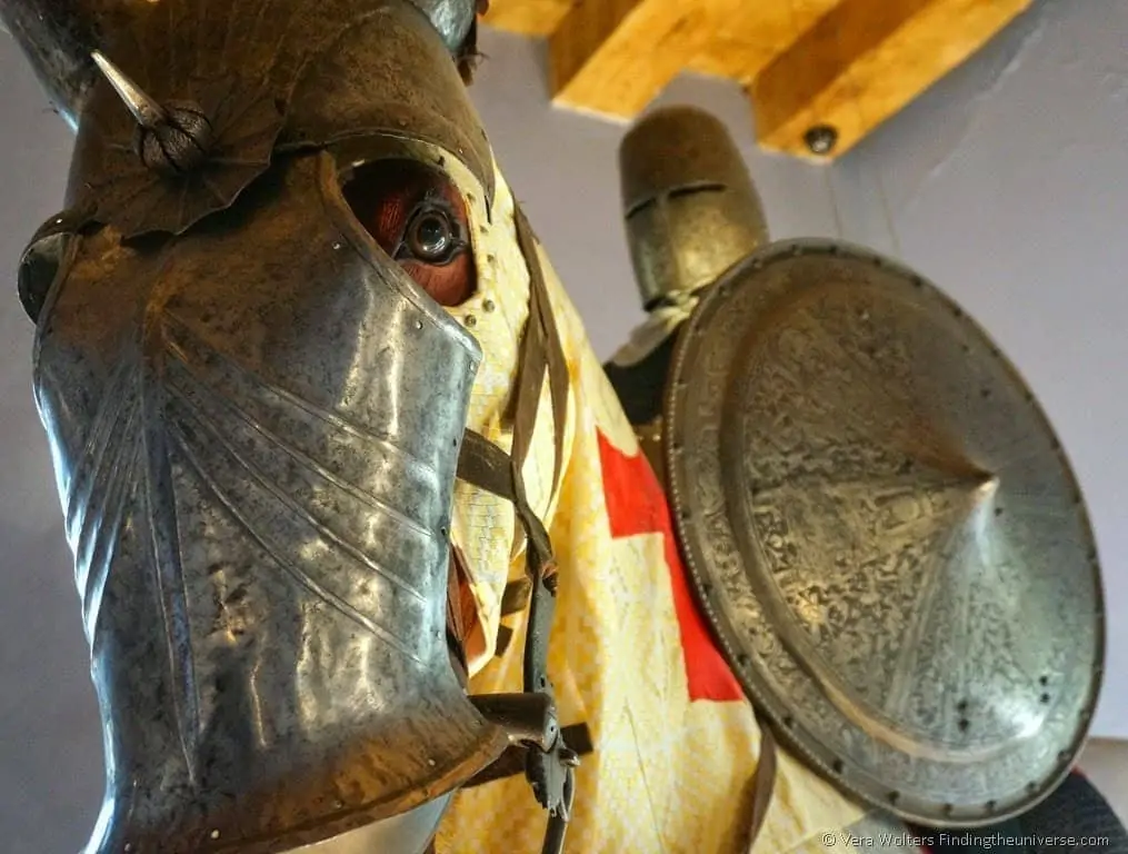 Armor at Château Belcastel, Aveyron, France