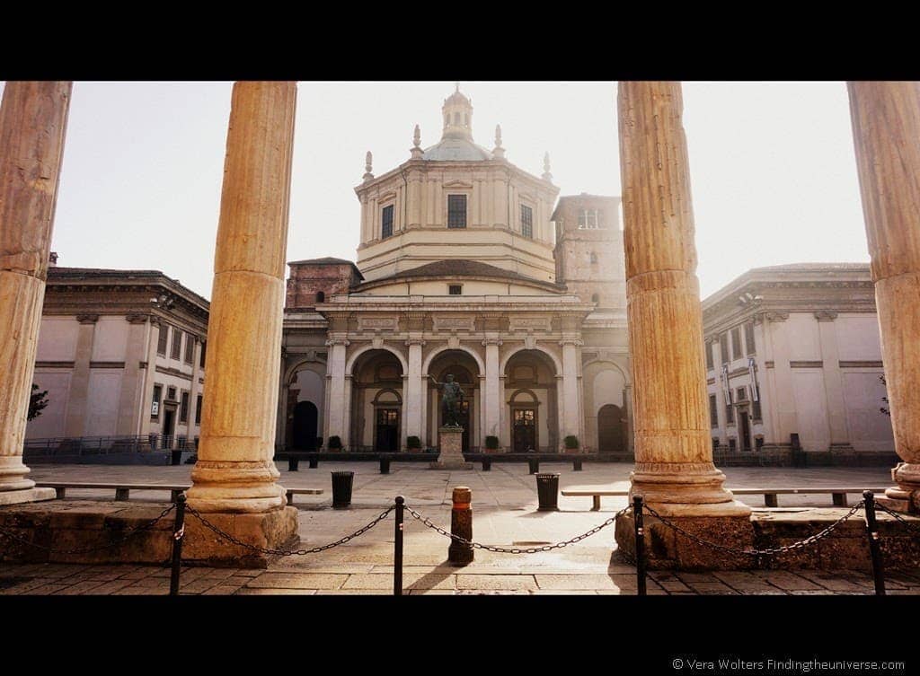 Roman Columns Basilica di San Lorenzo, Milan, Italy