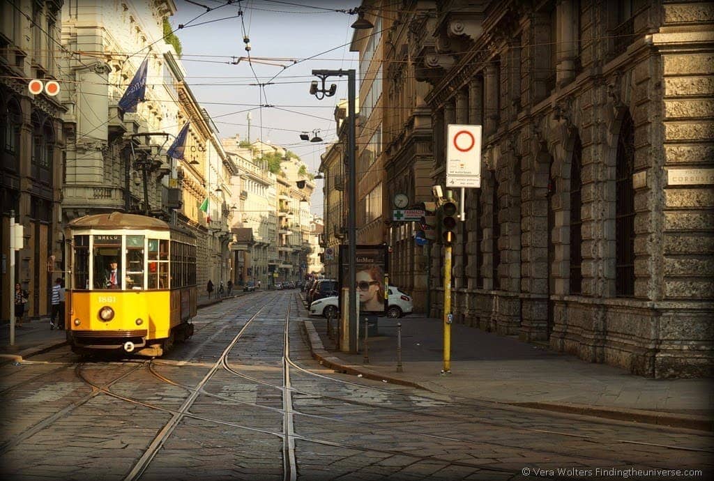 Tram in Milan, Italy