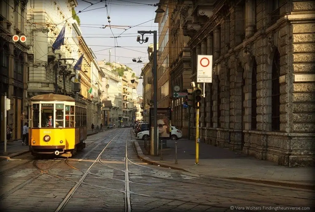 Tram in Milan, Italy Tram in Milan, Italy