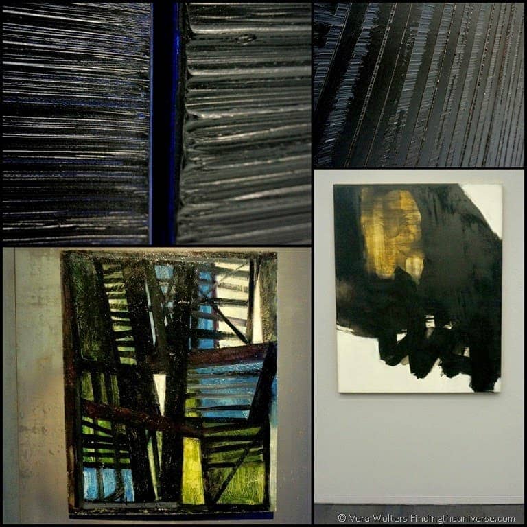 Pierre Soulages Paintings, Museum in Rodez, France