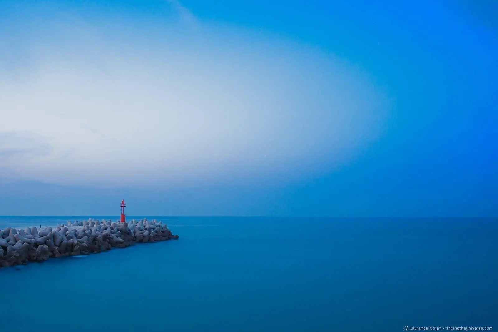Fano pier Italy le marche sunset