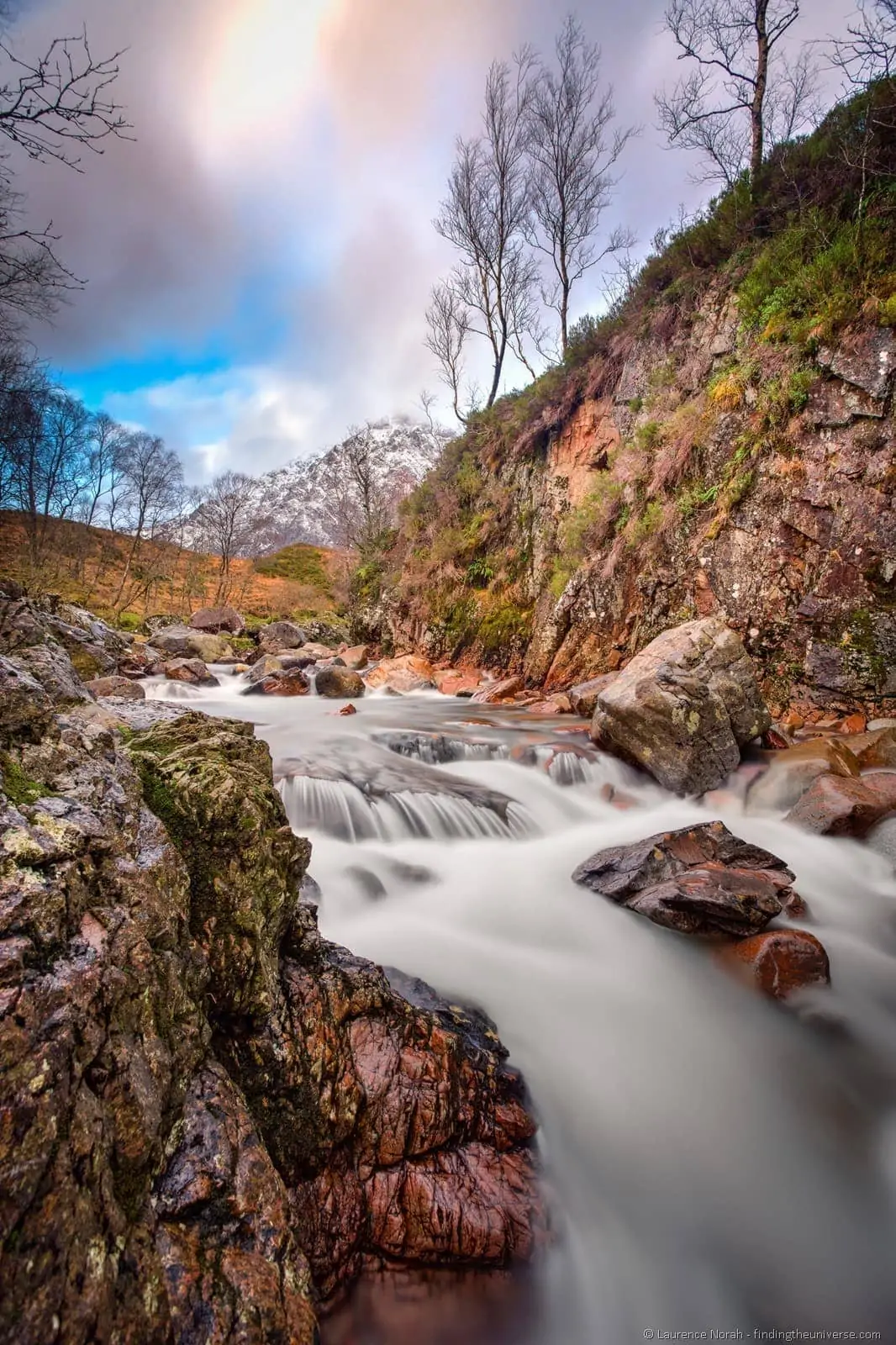 glencoe waterfall highlands scotland glencoe waterfall highlands scotland