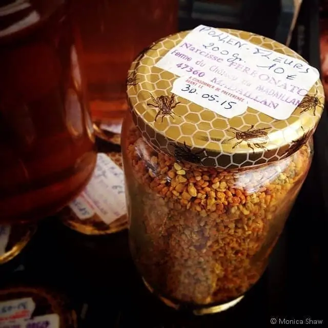 bee pollen jar