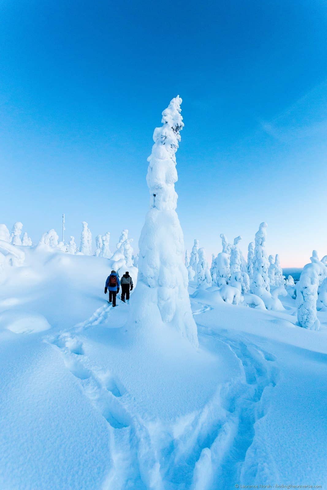 snow shoeing iso syote finland