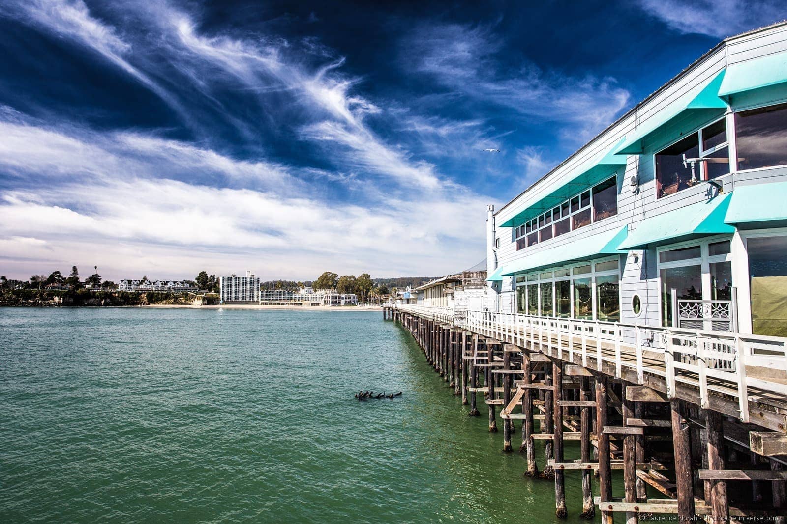 santa cruz pier sky california 2