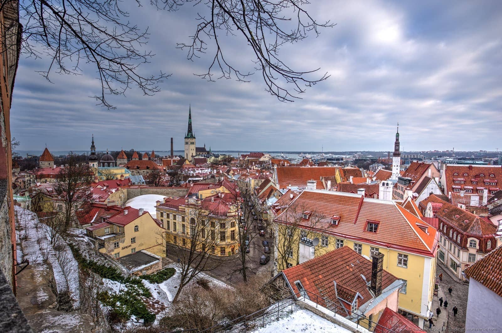 view of tallinn estonia